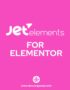 Plugin Jet Elements for Elementor Gratis