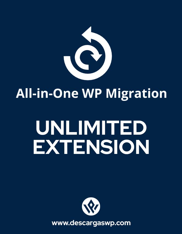 Plugin All in One Migration Unlimited Extension